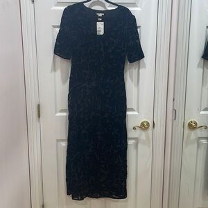 H&M long black dress